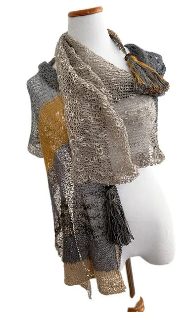 Intrigue shawl