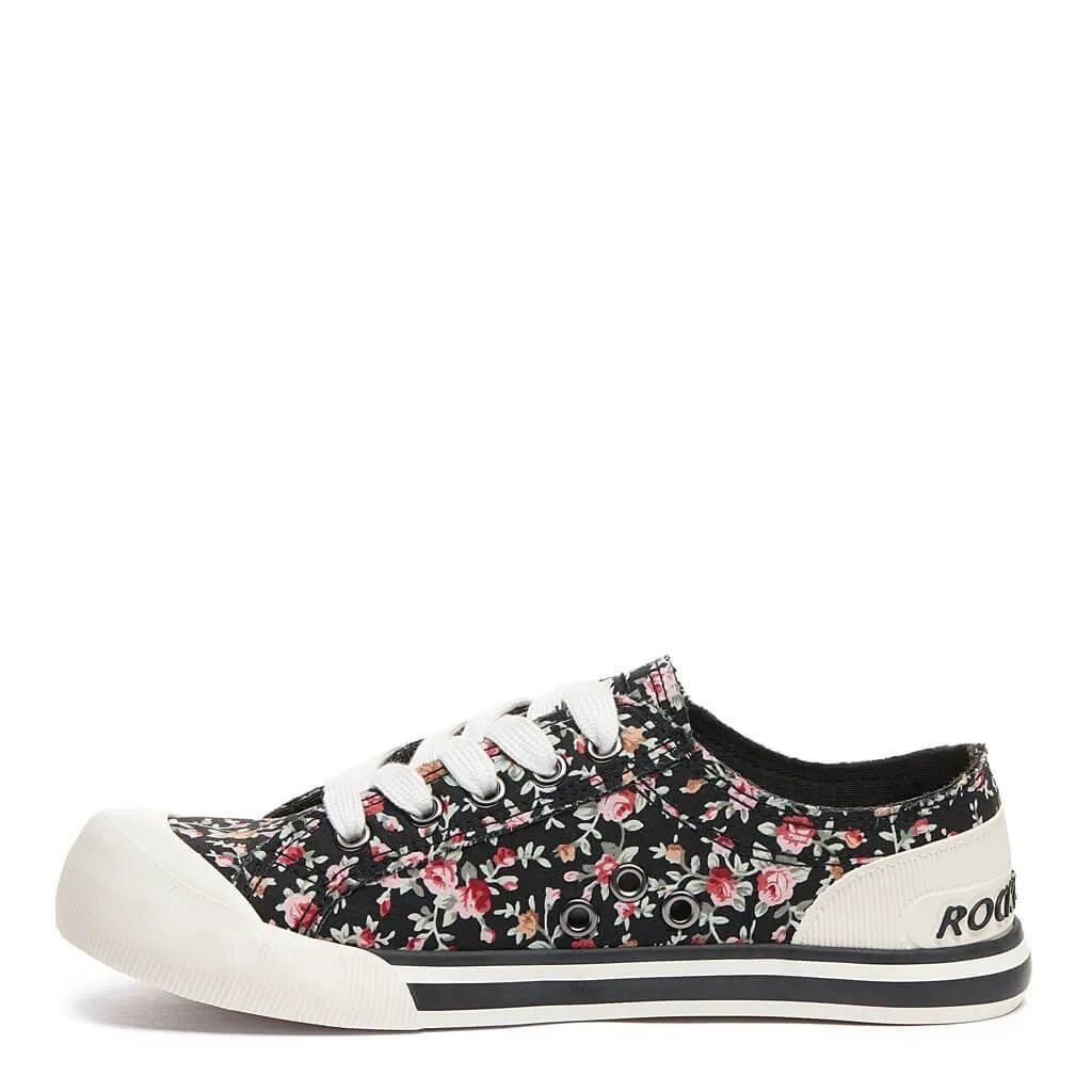 Jazzin Castor Floral Print Trainers