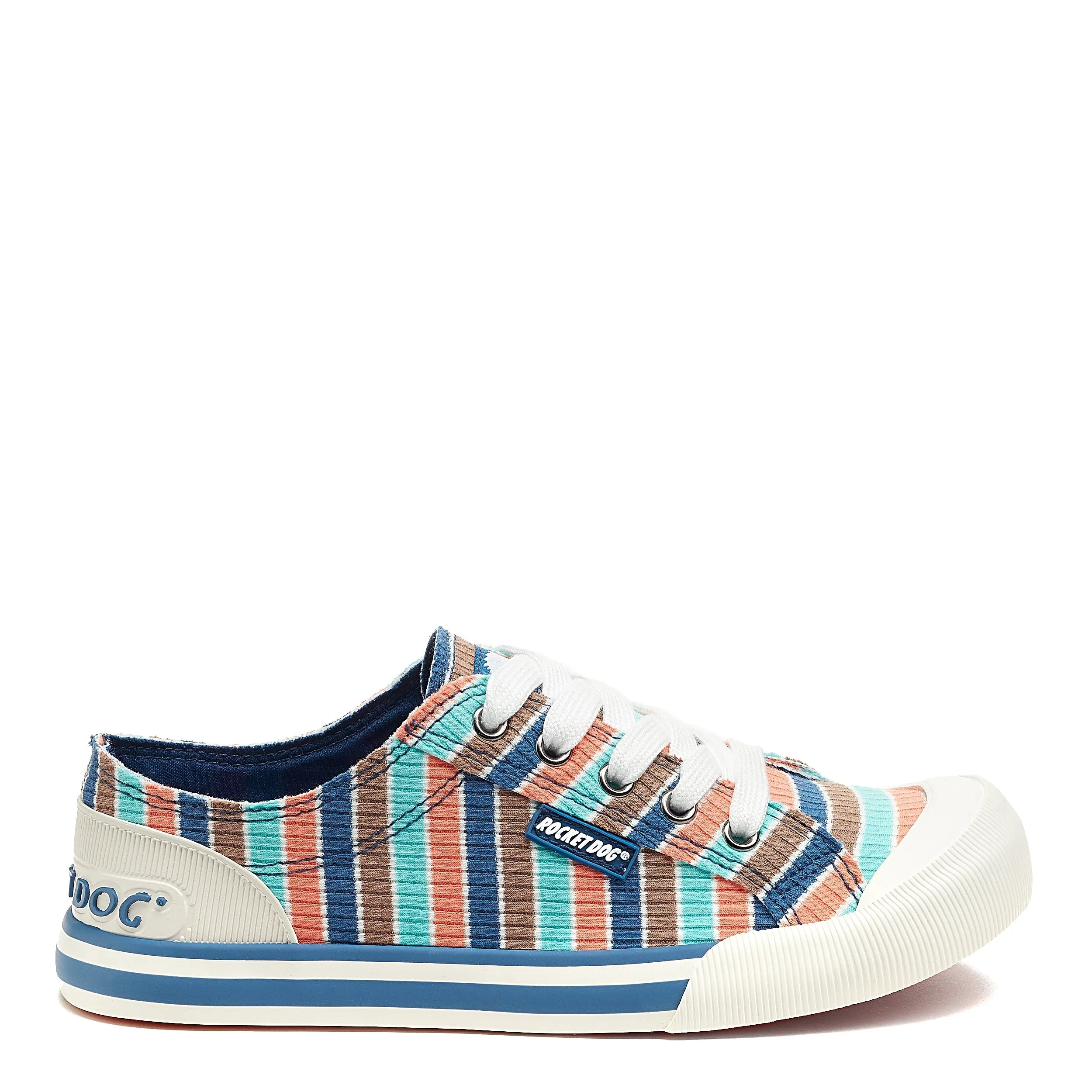 Jazzin Coastal Navy Stripe Trainers