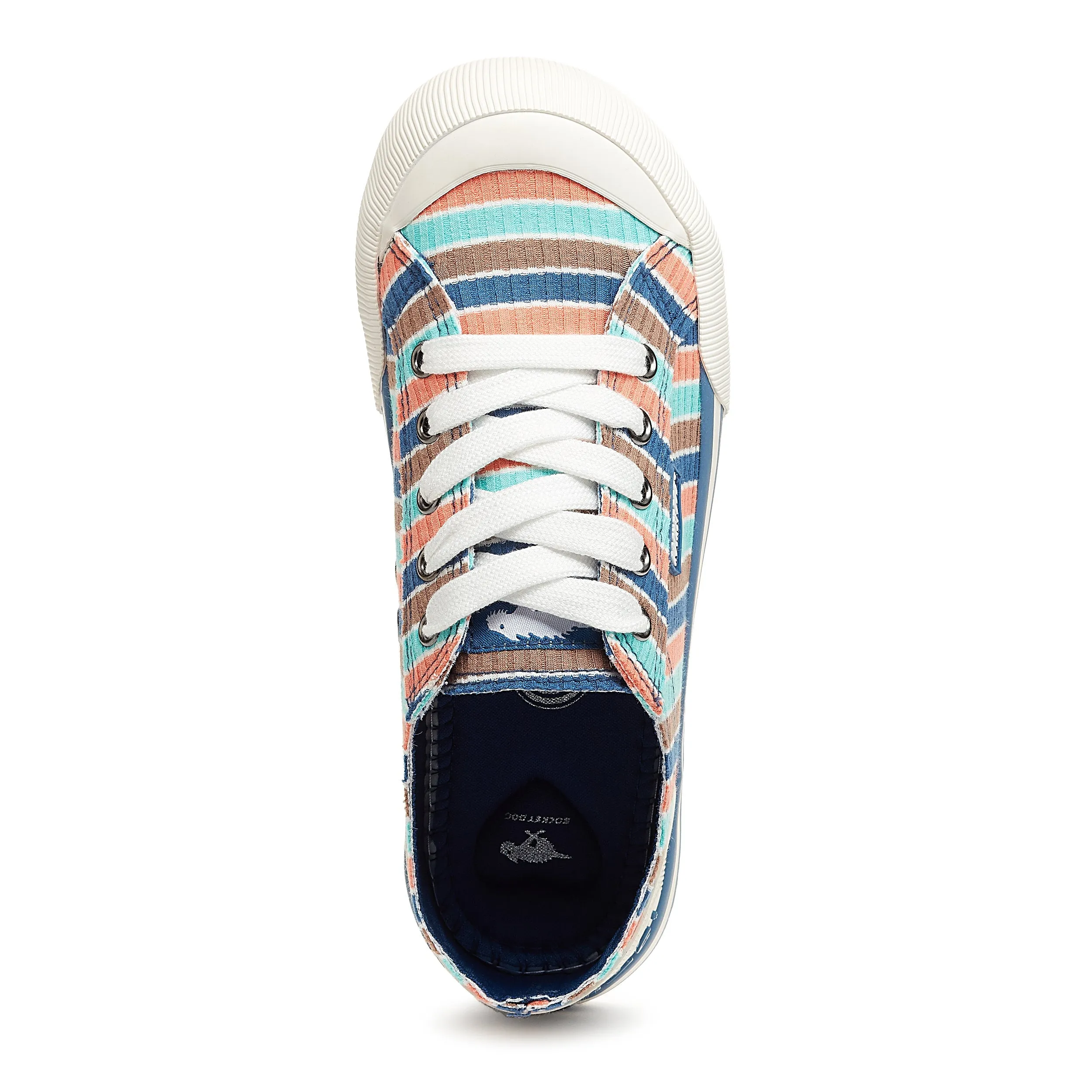 Jazzin Coastal Navy Stripe Trainers