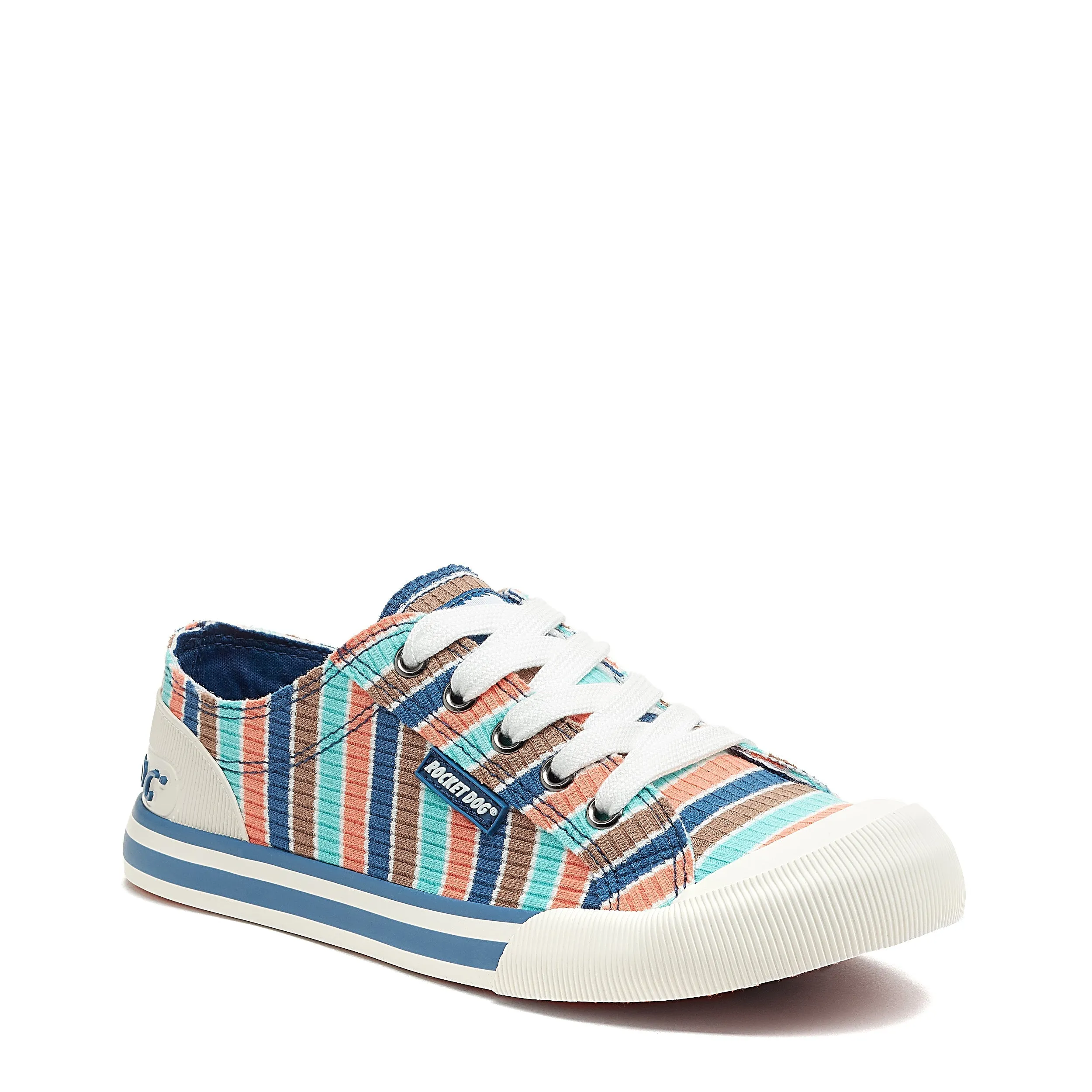 Jazzin Coastal Navy Stripe Trainers