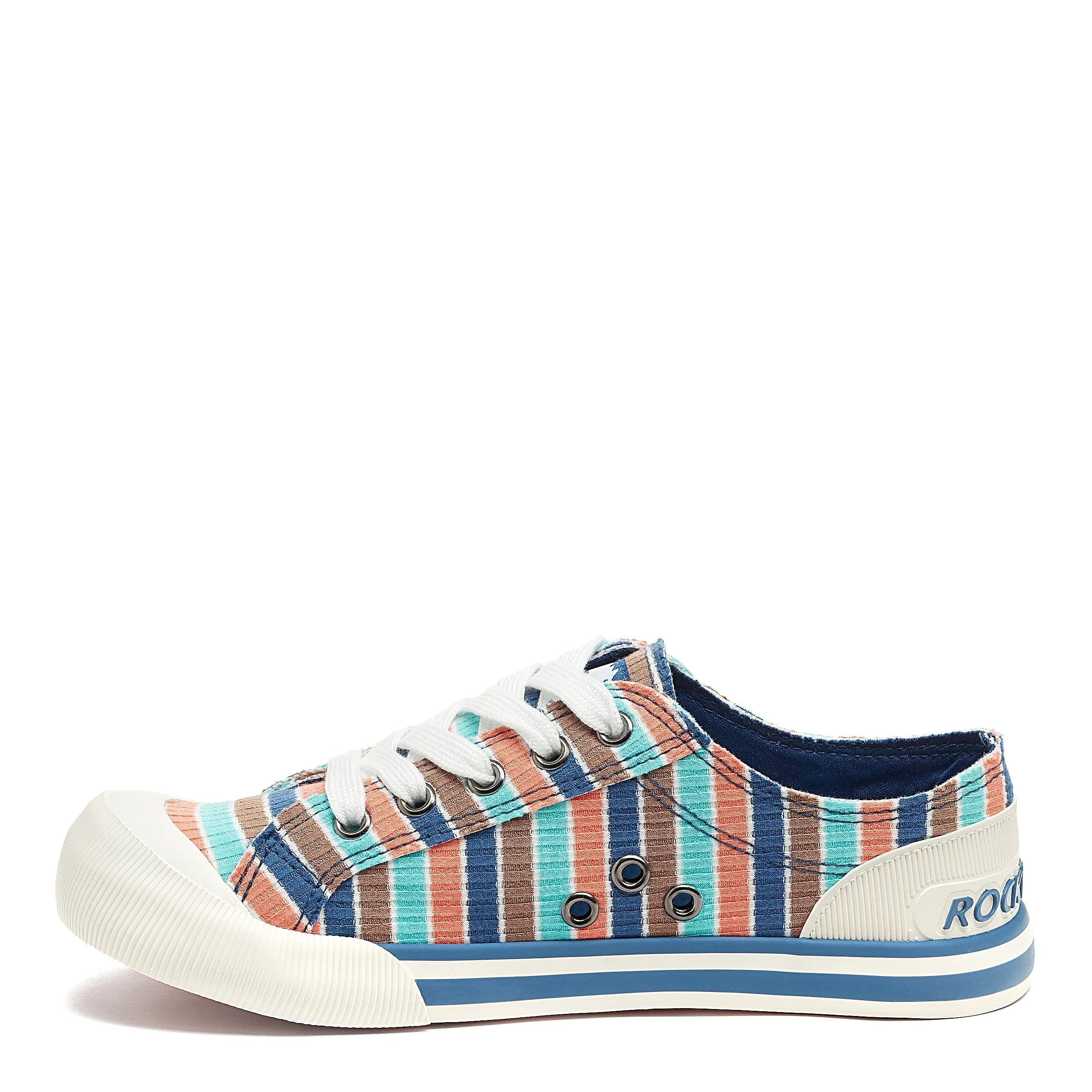 Jazzin Coastal Navy Stripe Trainers