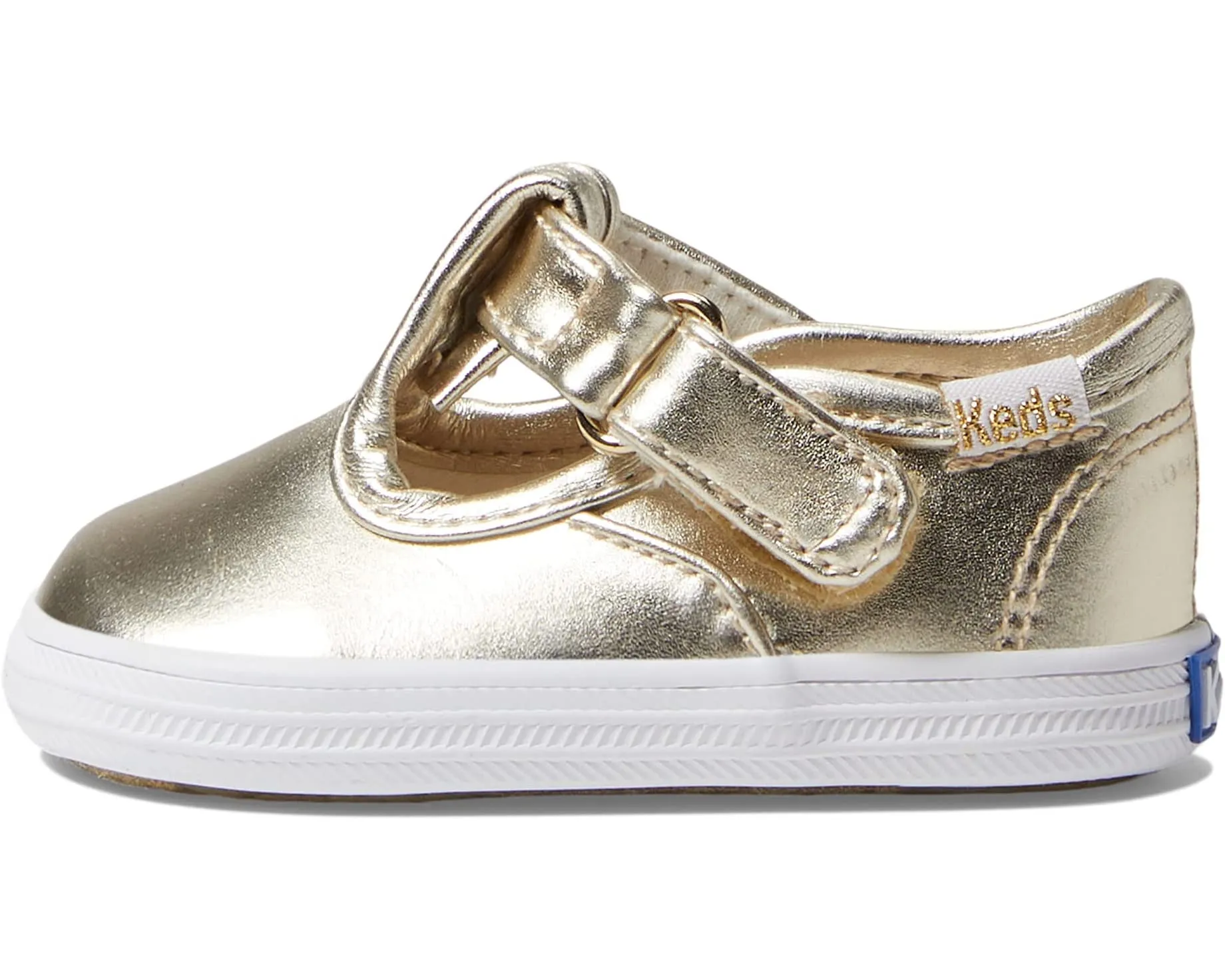 Keds Champion Toe Cap T Strap Gold