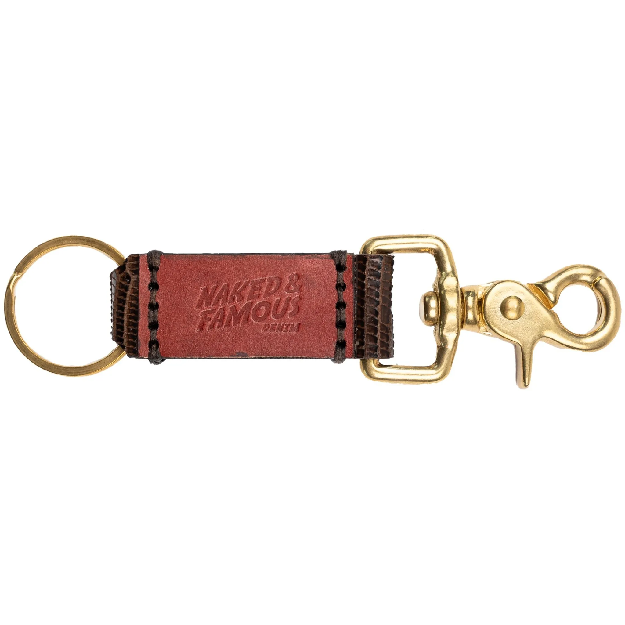 Keychain - Brown Lizard