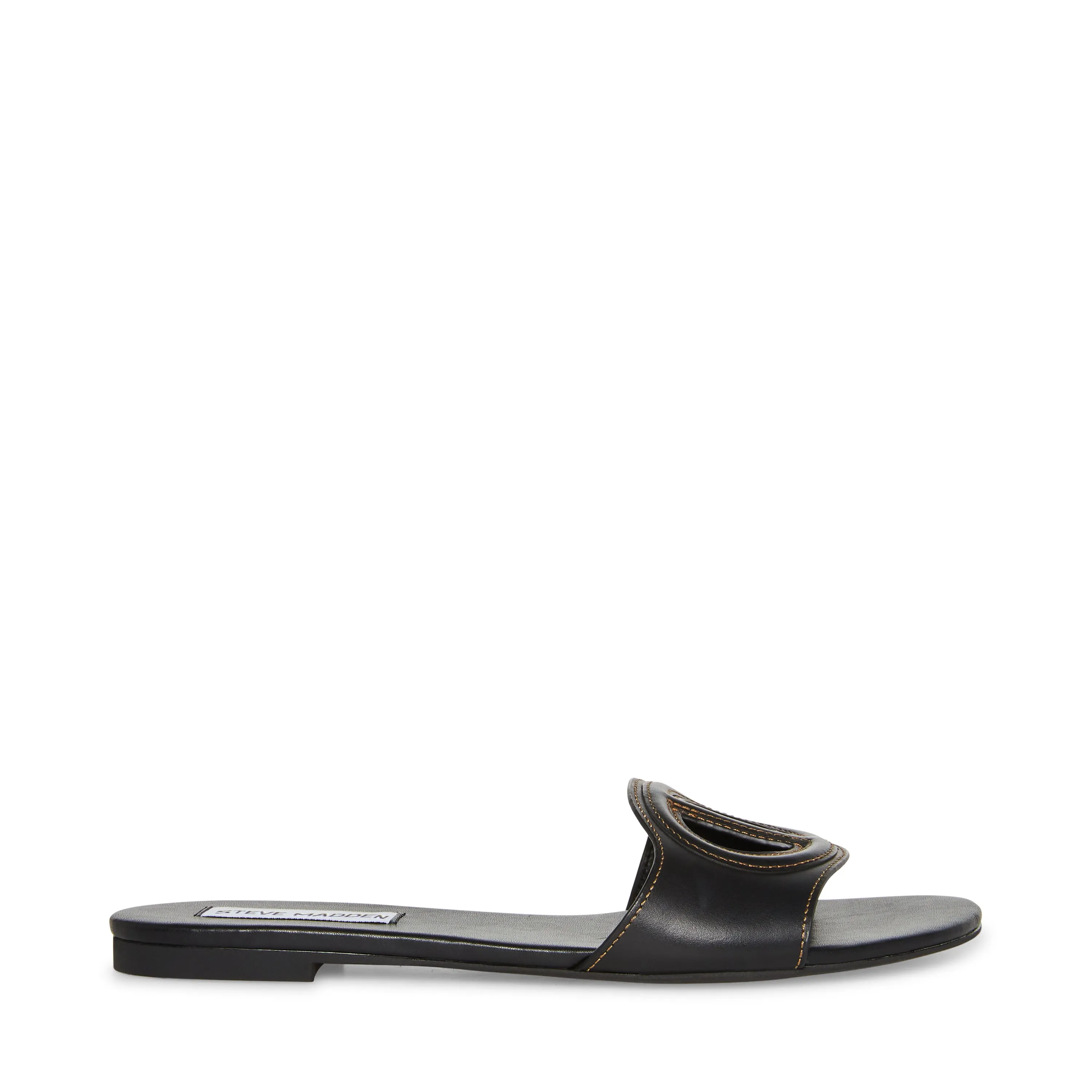 Kylah Slides BLACK LEATHER