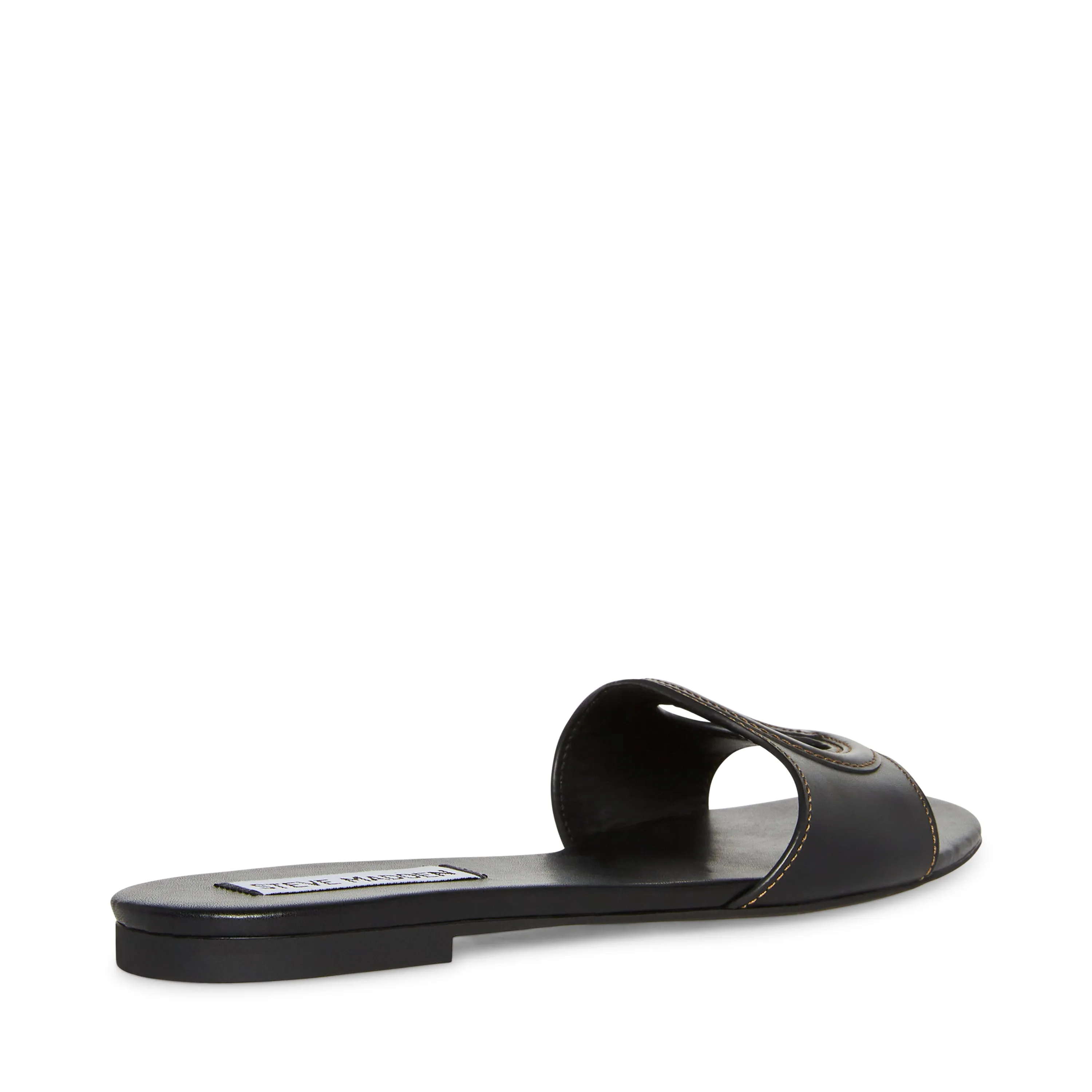 Kylah Slides BLACK LEATHER