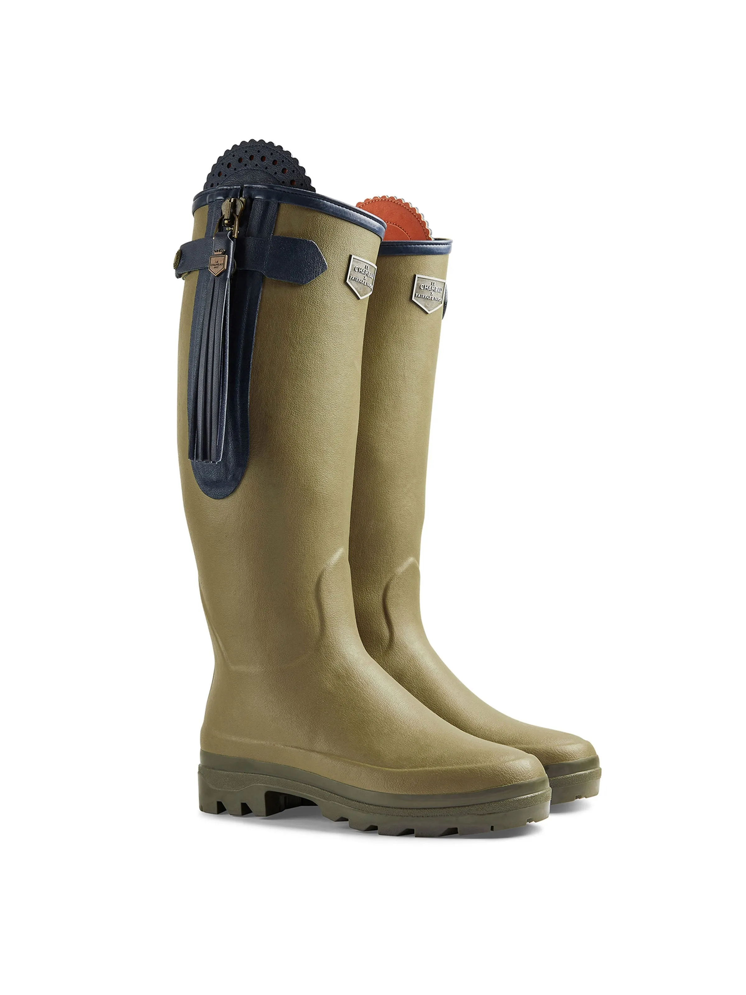 L'Alliance Neoprene Lined Wellington Boot (Regular Fit) - Vert Vierzon