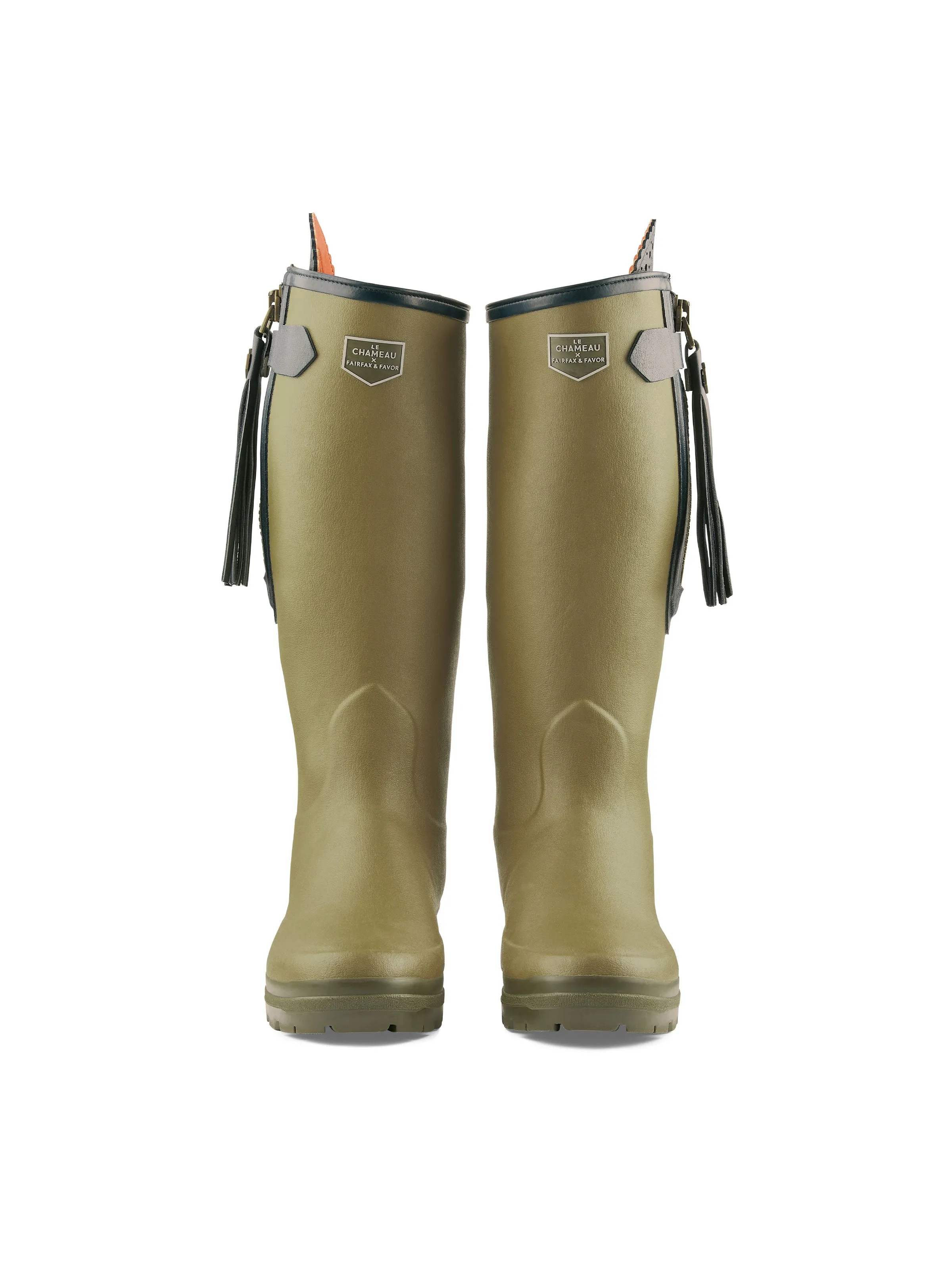 L'Alliance Neoprene Lined Wellington Boot (Regular Fit) - Vert Vierzon