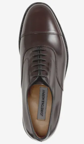 MELTON CAP TOE Burgundy I Johnston & Murphy