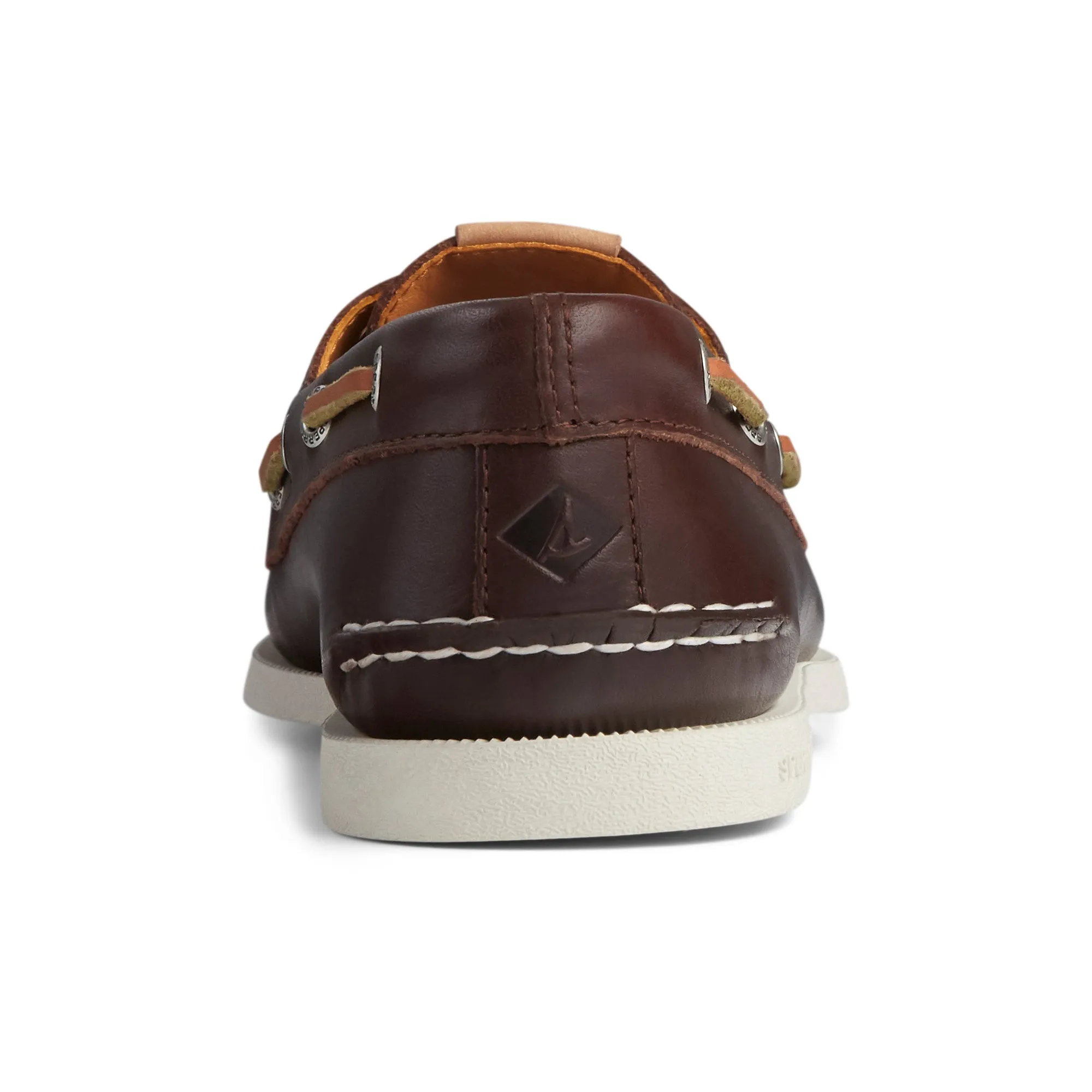 Men's Authentic Original 85th Anniversary Boat Shoe - Brown/White (STS22463)