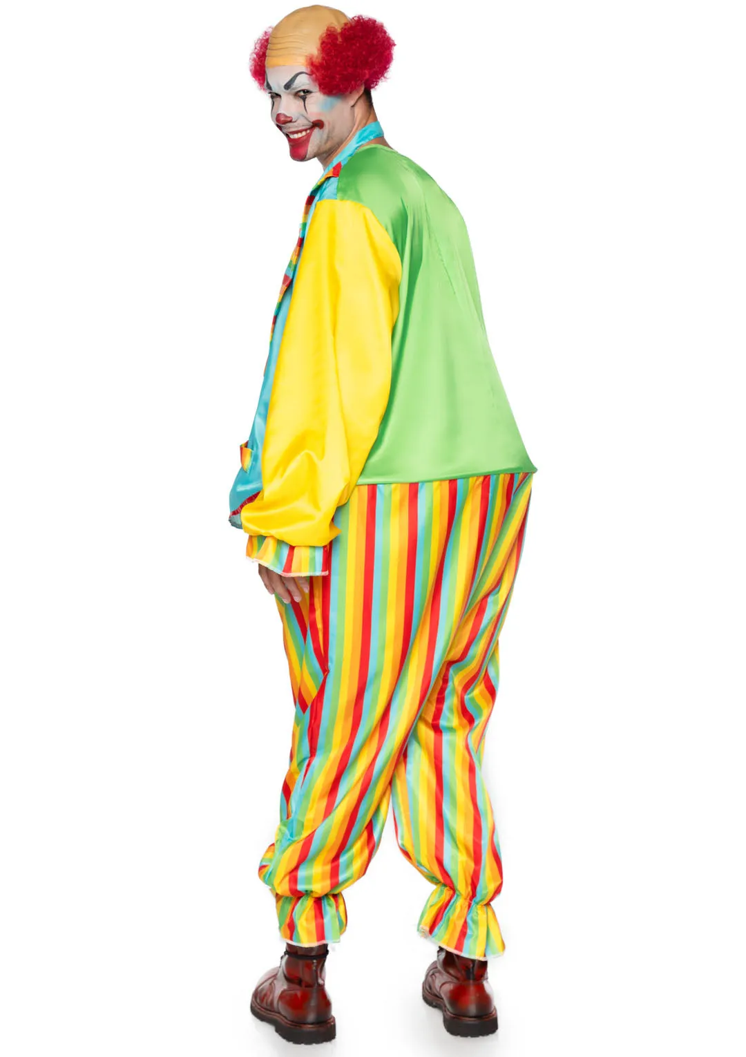 Men's Circus Clown Costume Set