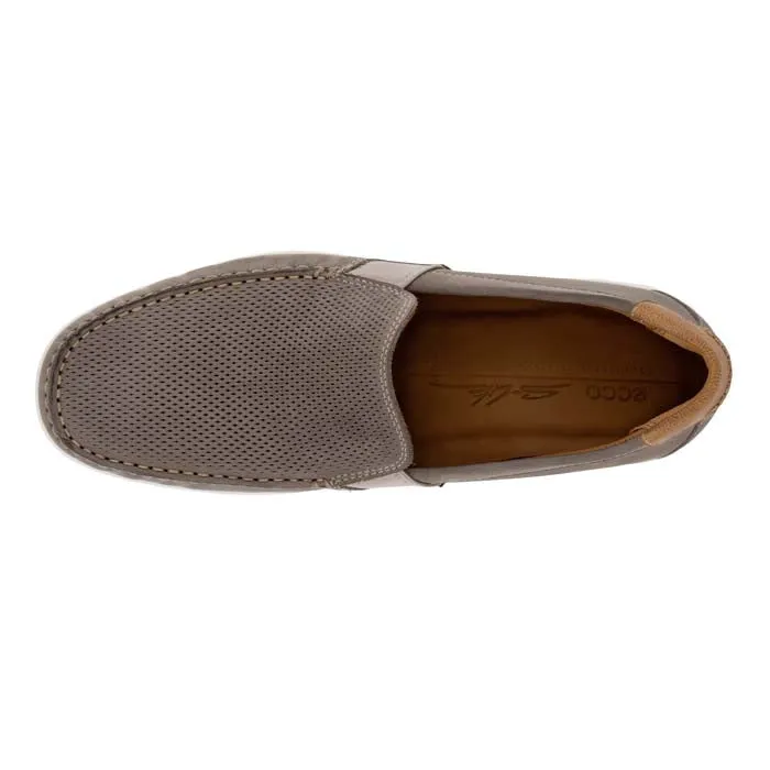 Mens Ecco S Lite Moc Summer in Warm Grey/Cognac