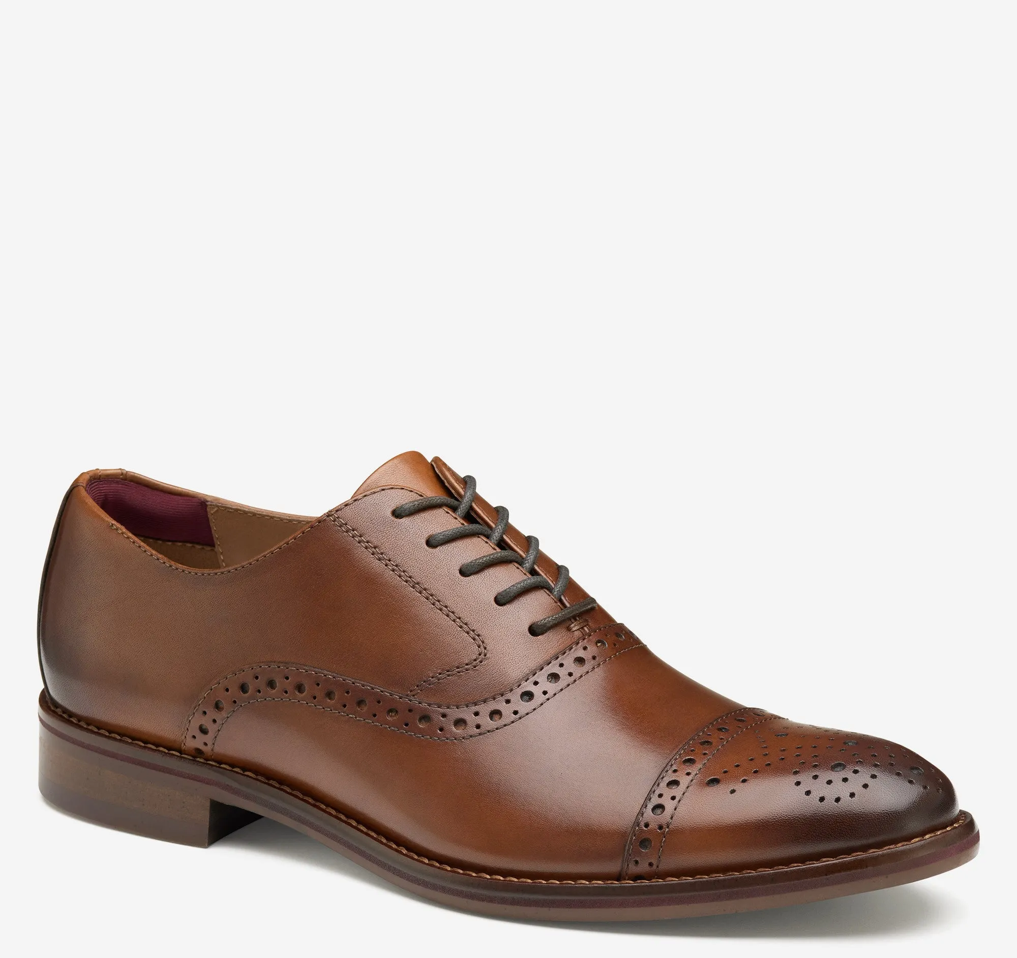 Men's Johnston & Murphy | Conard 2.0 Cap Toe | Tan Full Grain