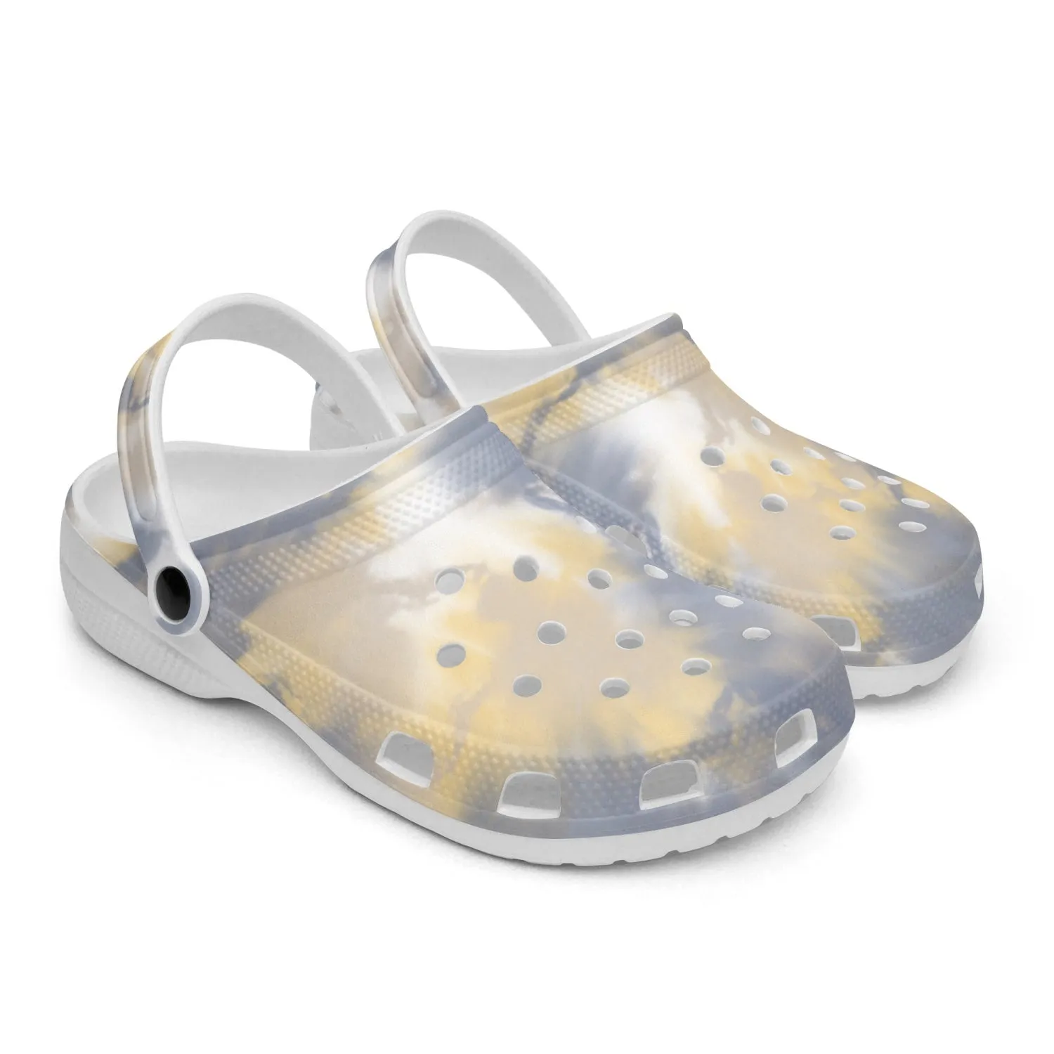 Men's Lightweight Clogs Blue Abstract