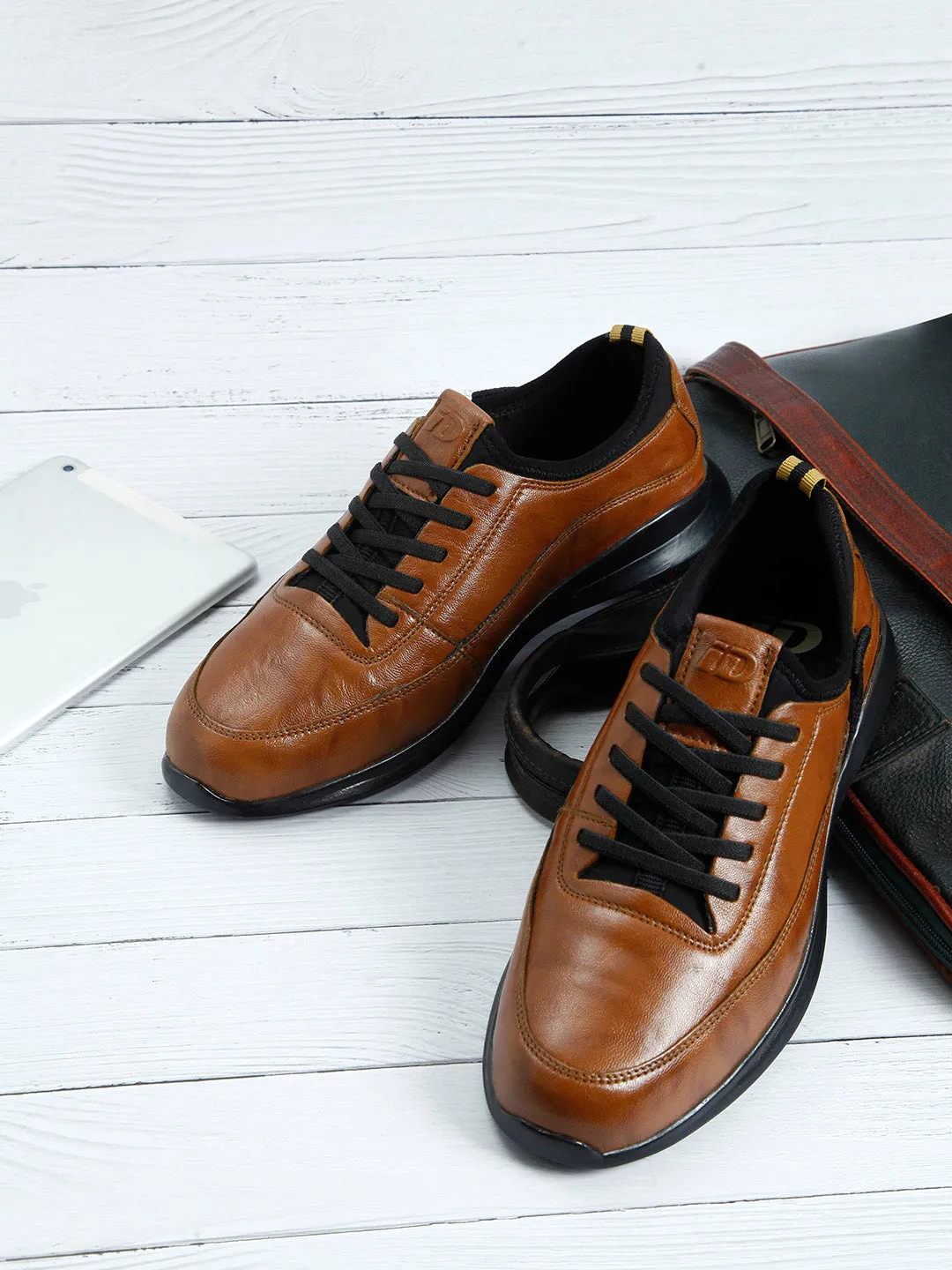 Men's Tan Smart Casual Lace Up (ID3058)