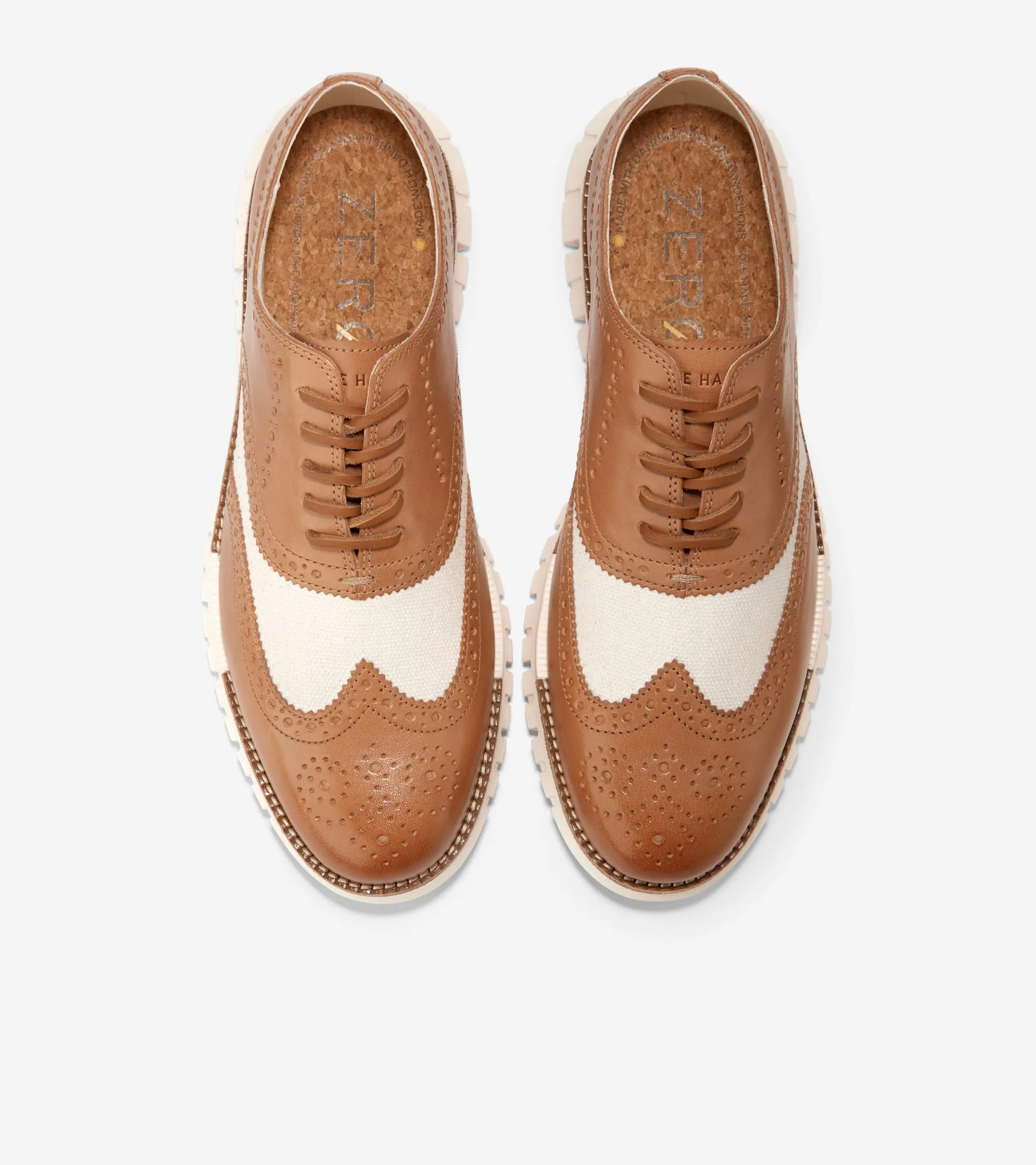 Men's ZERØGRAND Remastered Lined Wingtip Oxford