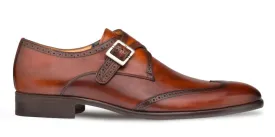 Mezlan Forest Monkstrap Shoe Cognac