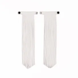 MK22931 - Etta Leather Tassels Set - White [Leather Accessory]