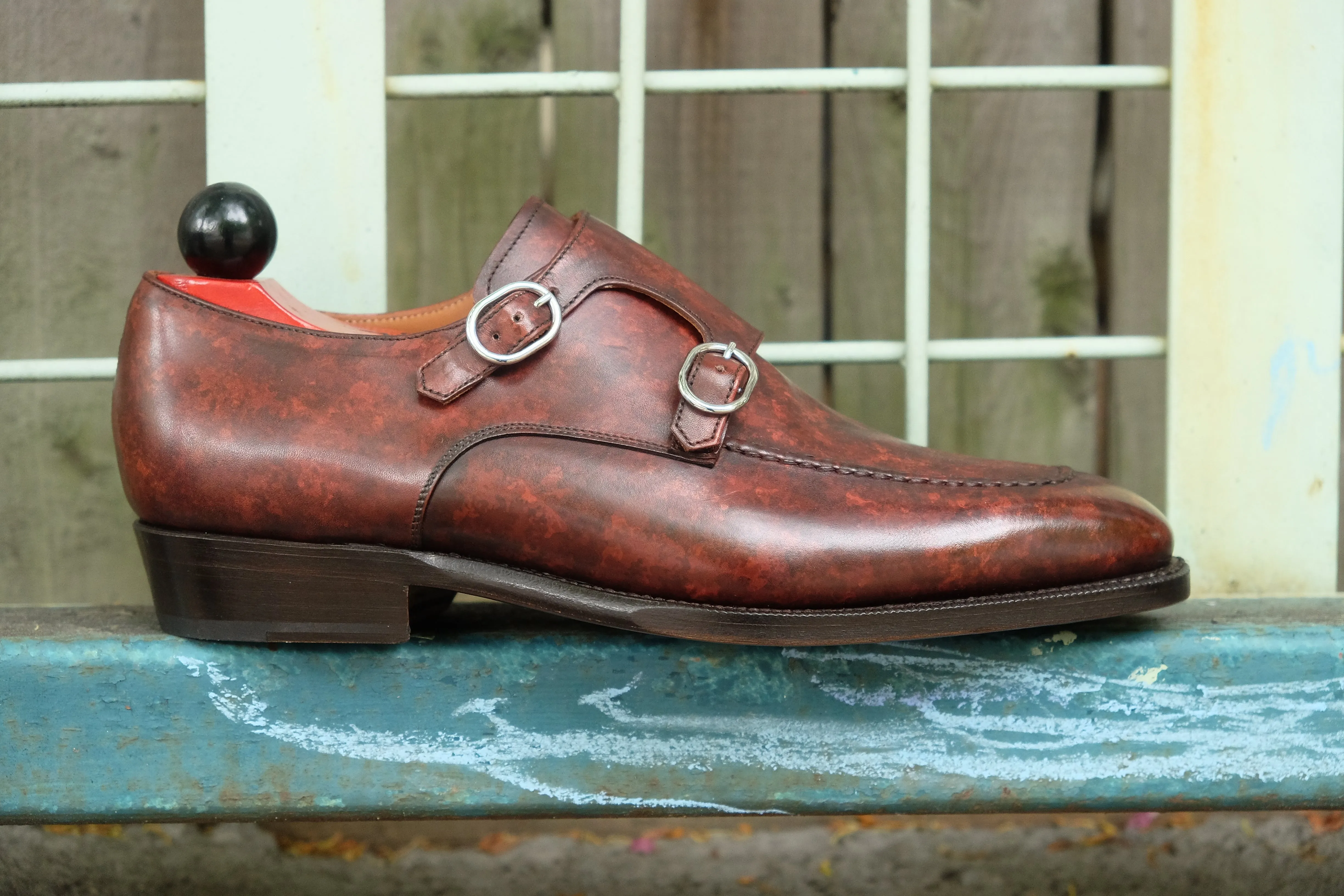 Montlake - MTO - Walnut Marble Patina - LPB Last - Single Leather Sole