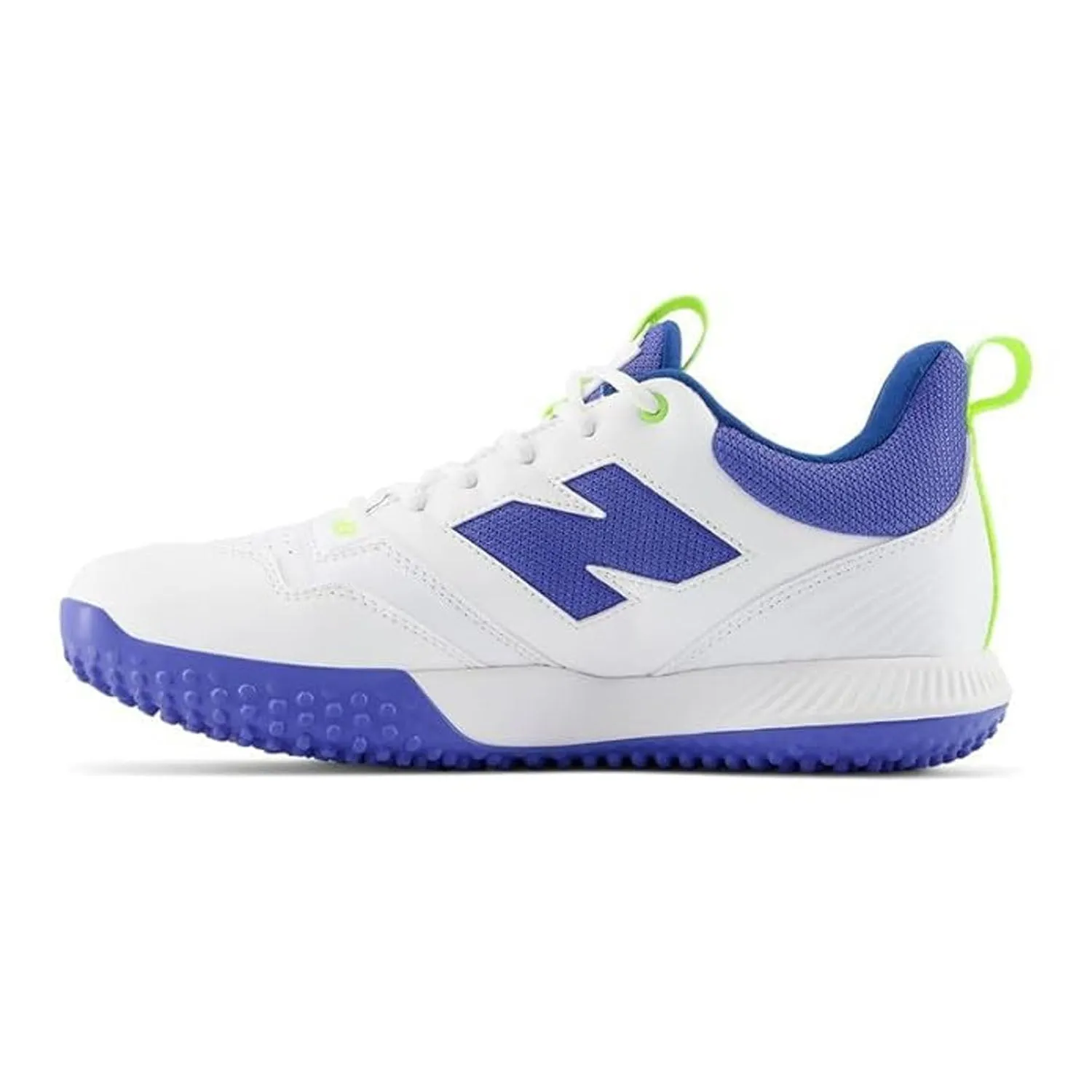 New Balance CK4020R5 Rubber Spike Cricket Shoe, White