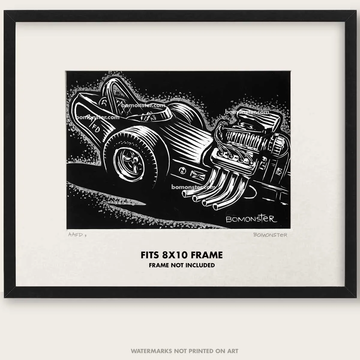 Original Dragster Art "AAFD #3"