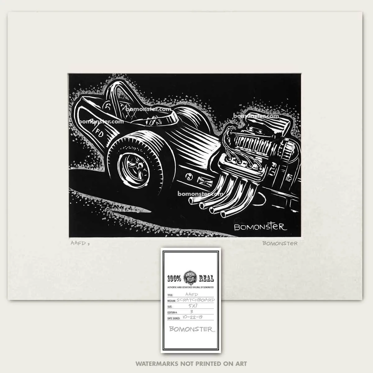 Original Dragster Art "AAFD #3"