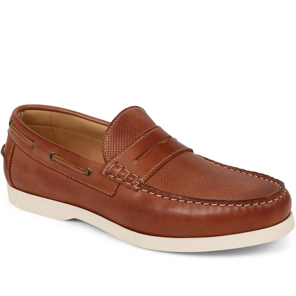 Partick Leather Moccasin  - PARTICK / 325 135