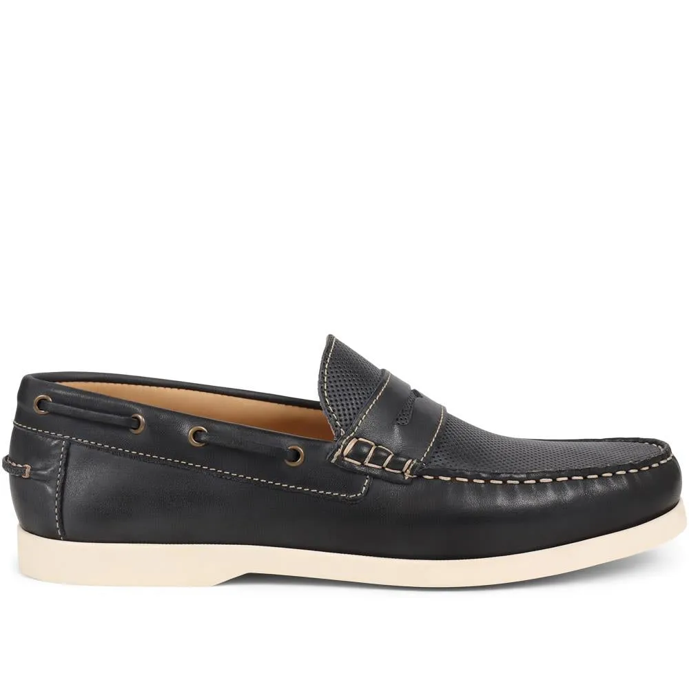 Partick Leather Moccasin  - PARTICK / 325 135