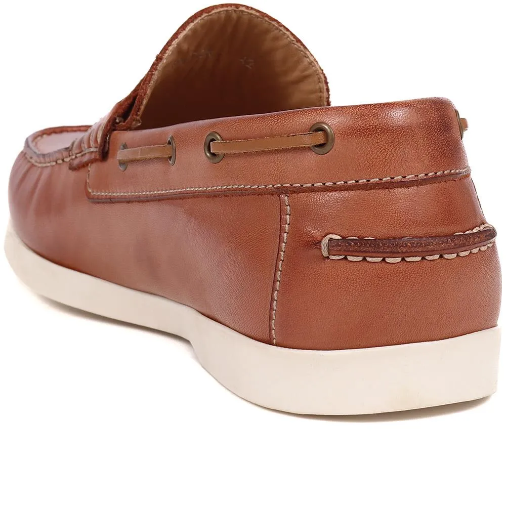 Partick Leather Moccasin  - PARTICK / 325 135