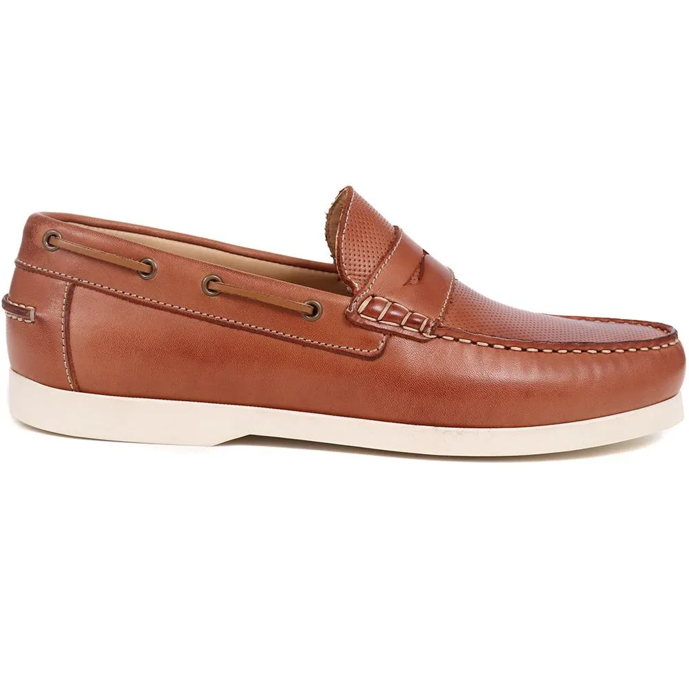 Partick Leather Moccasin  - PARTICK / 325 135