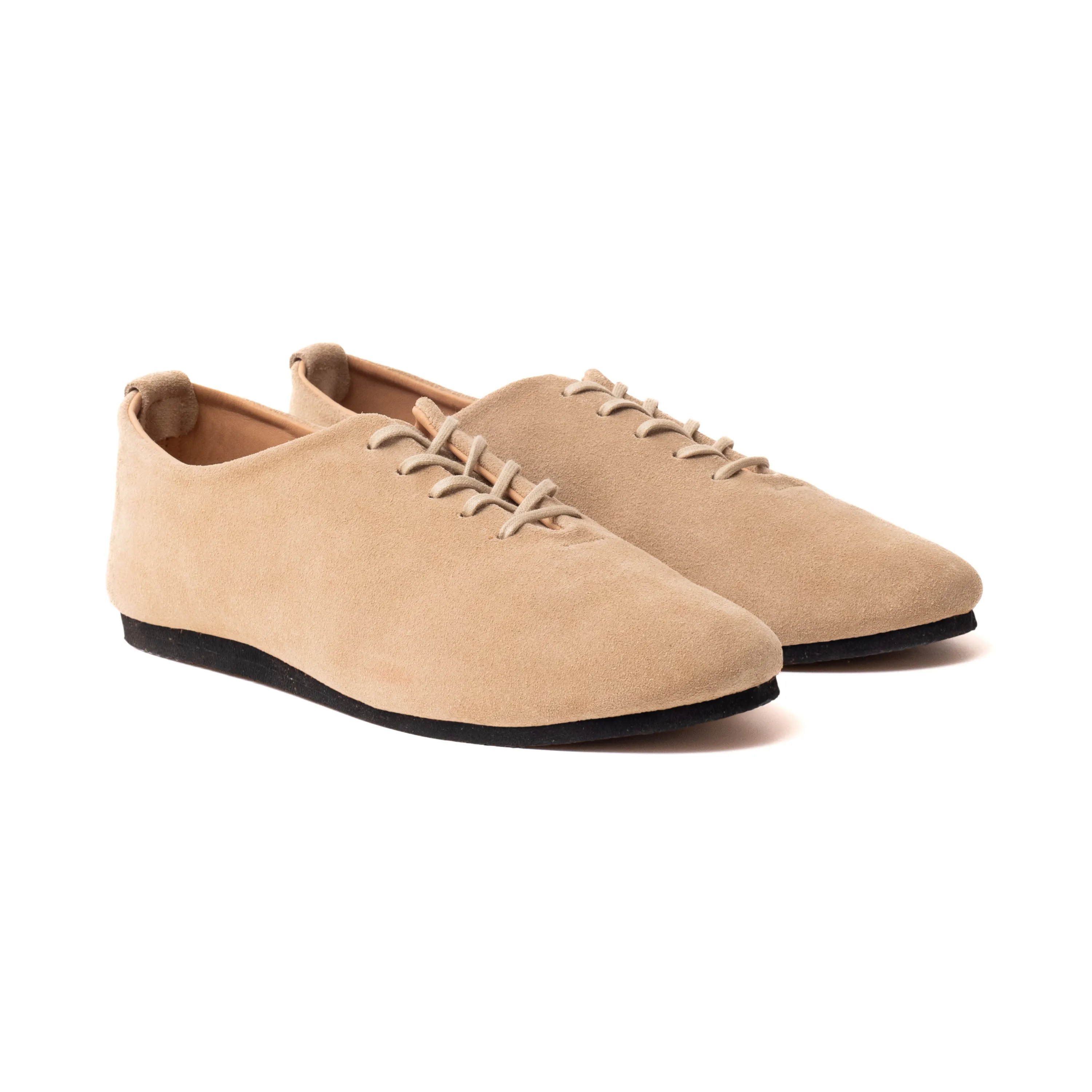 Regent Wholecut Shoe - Sand Janus Calf Suede