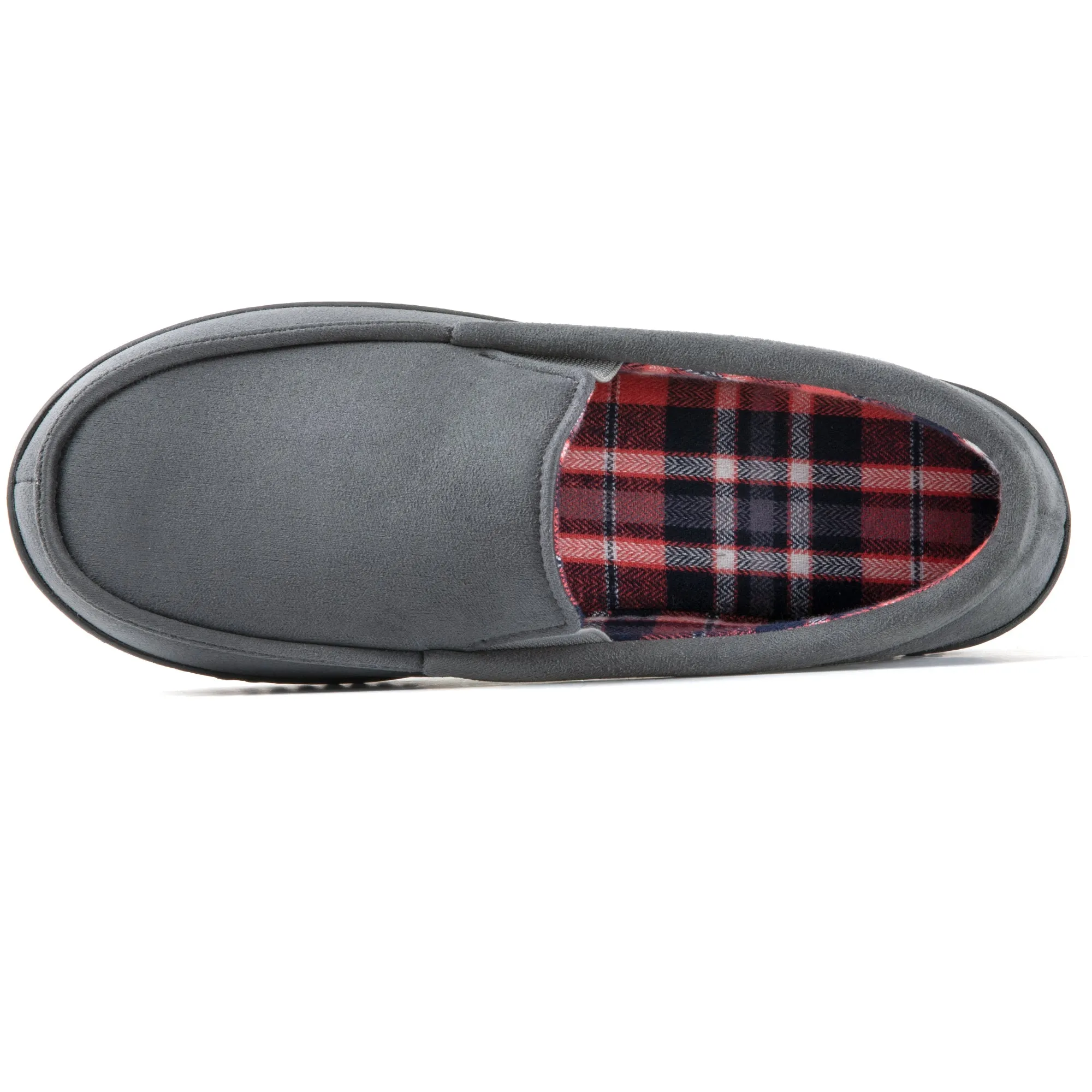 RockDove Men's Flannel Lined Memory Foam Loafer Slipper