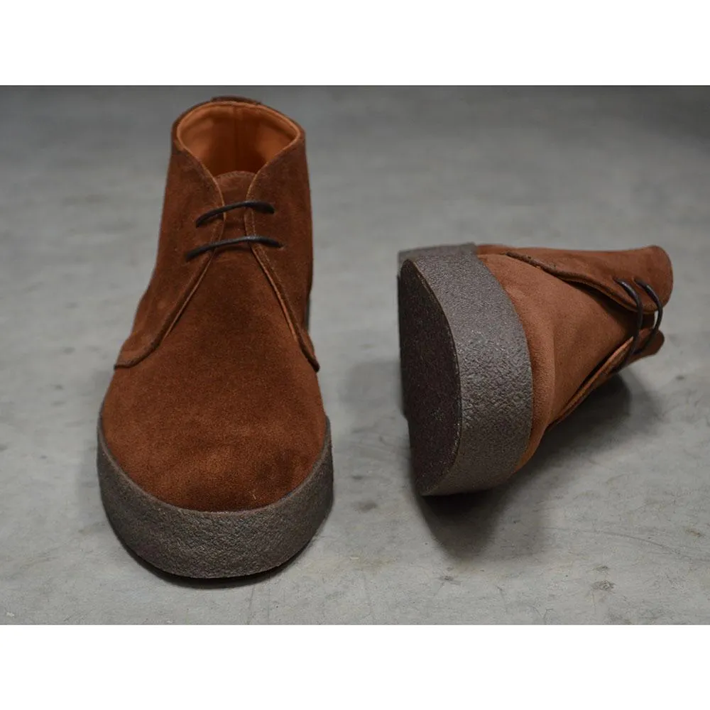 Sanders HI-TOP Chukka Boot - Polo Snuff Suede