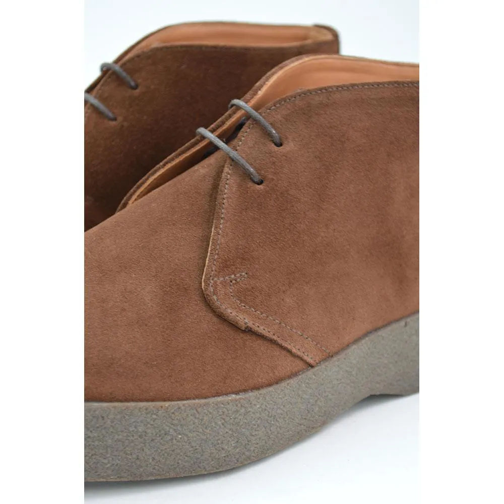 Sanders HI-TOP Chukka Boot - Polo Snuff Suede