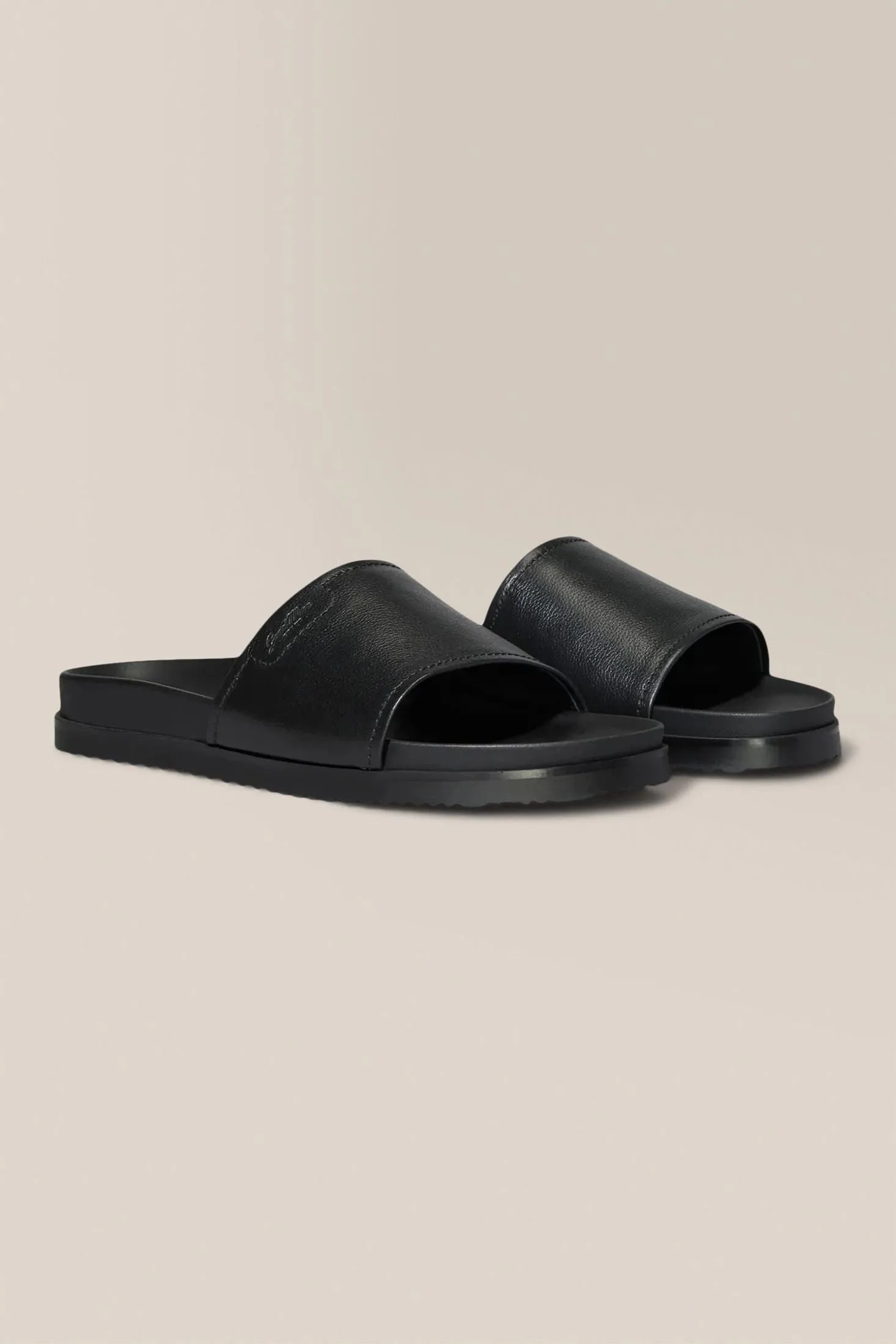 Sardinia Slide | Nappa Leather