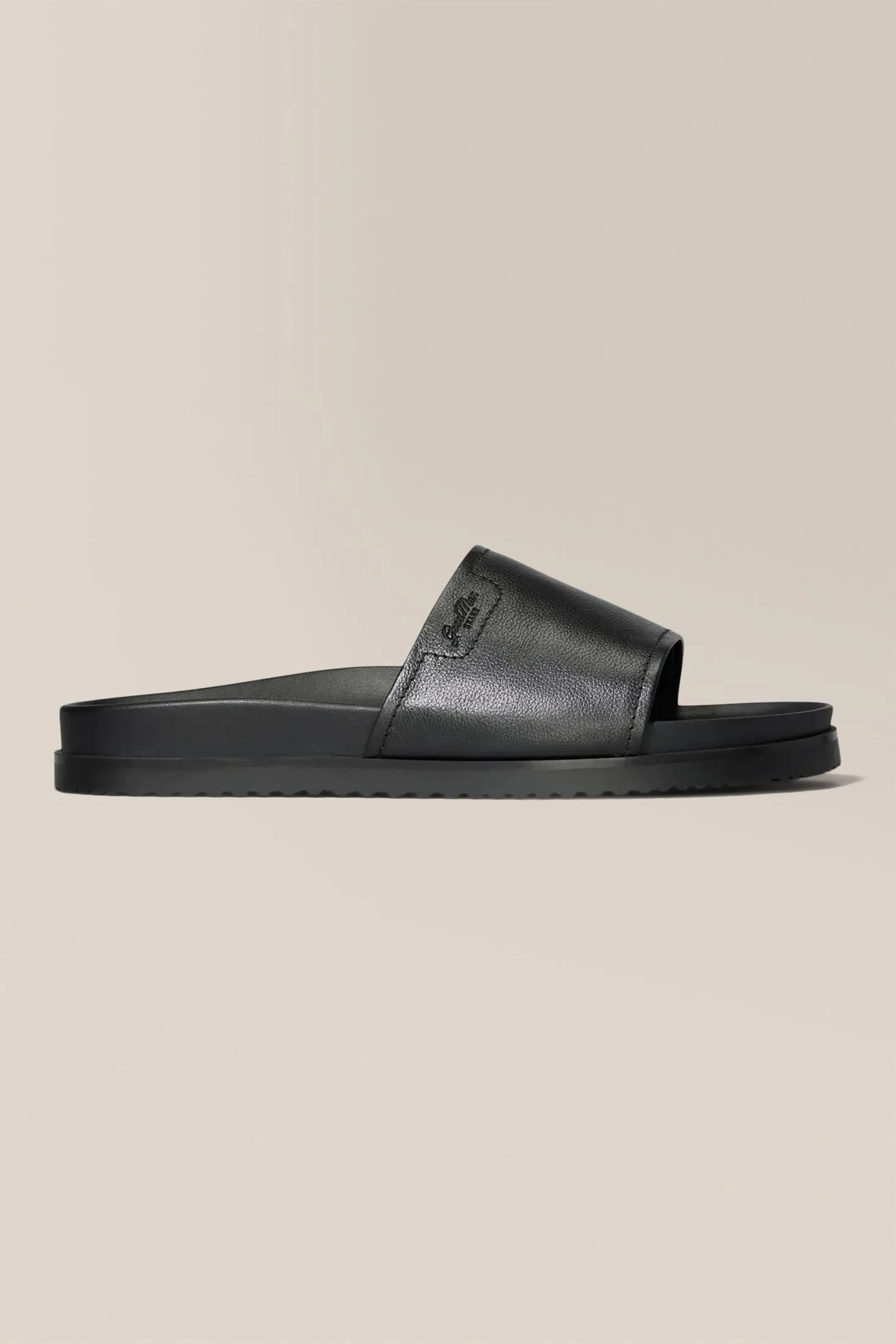 Sardinia Slide | Nappa Leather