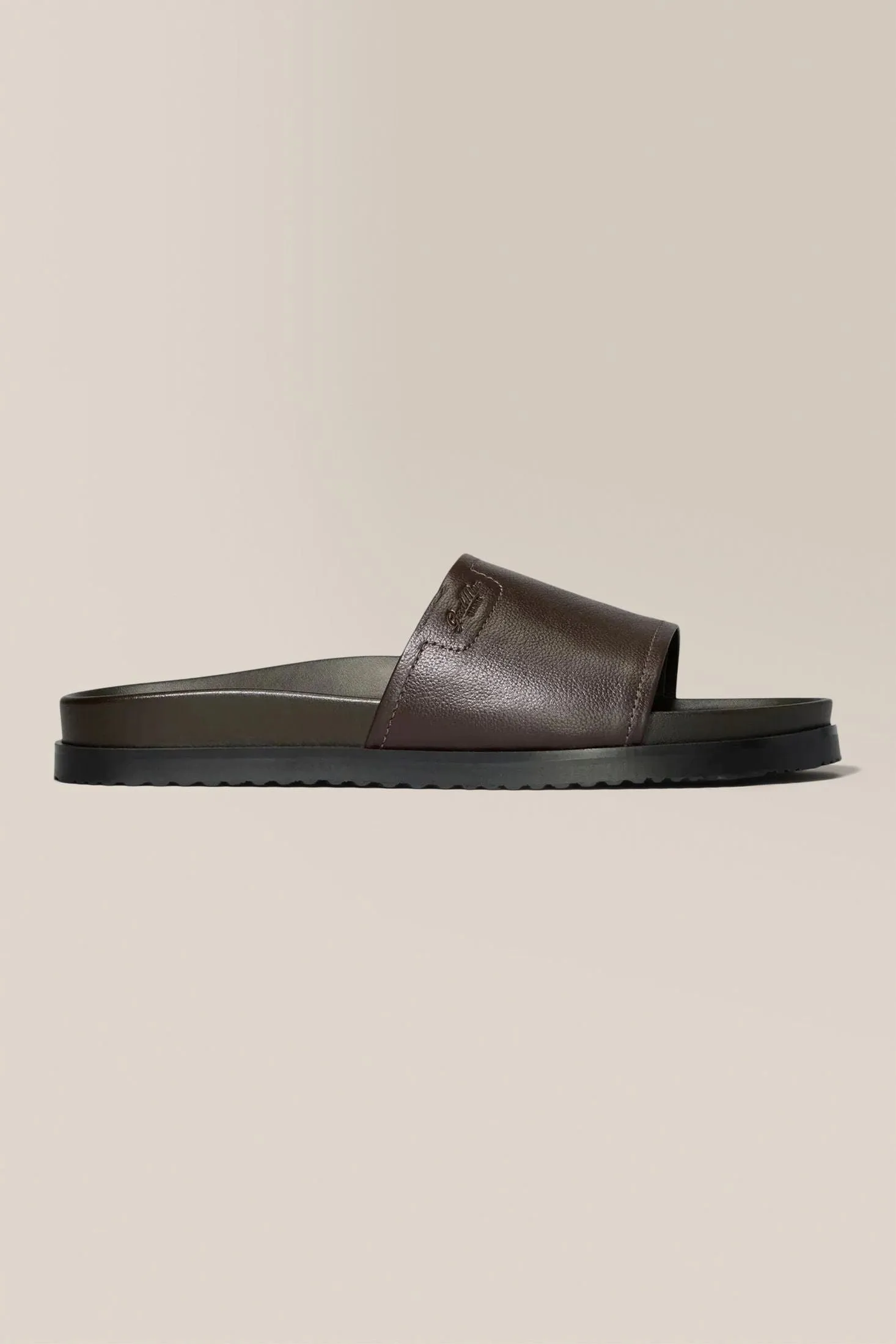 Sardinia Slide | Nappa Leather