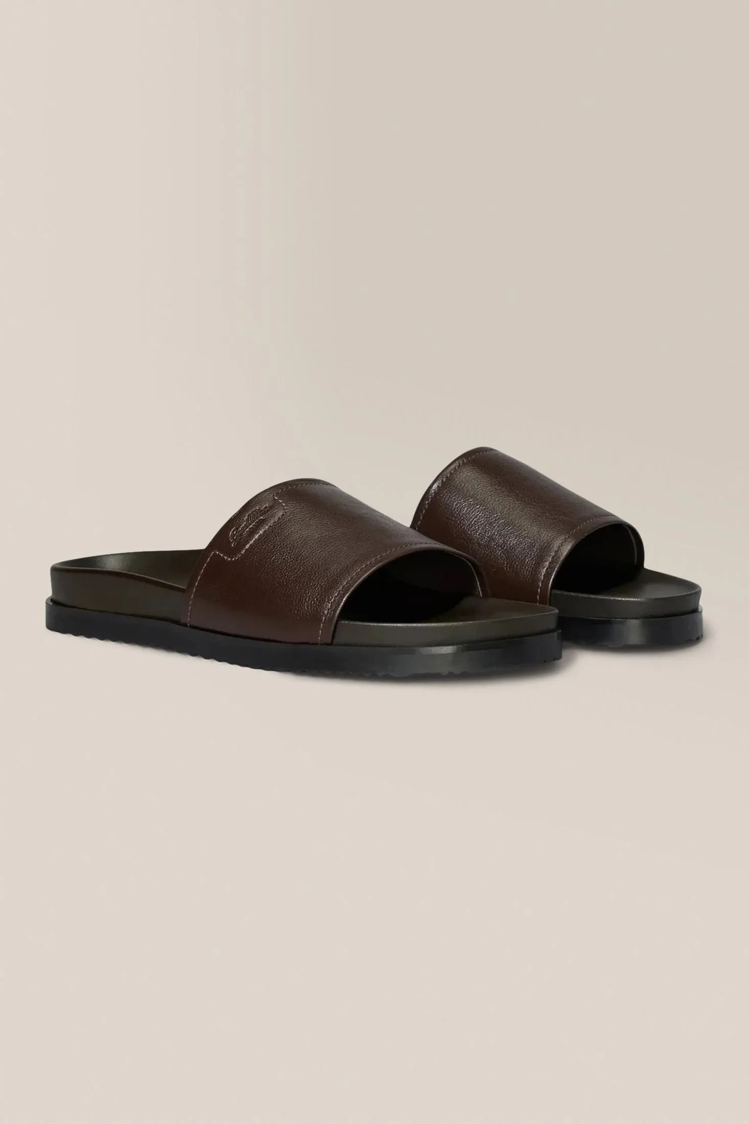 Sardinia Slide | Nappa Leather