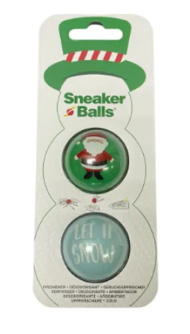 Sneaker Balls Santa/Snow X 2