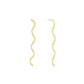 Tara Snake Earring Gold Plating