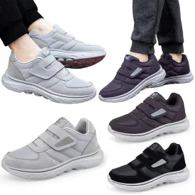 Women Men Walking Shoes Thick Sole Diabetic Shoes Hook and Loop Casual Sport Shoes for Neuropathy Swollen Feet Shoes Pain Relief