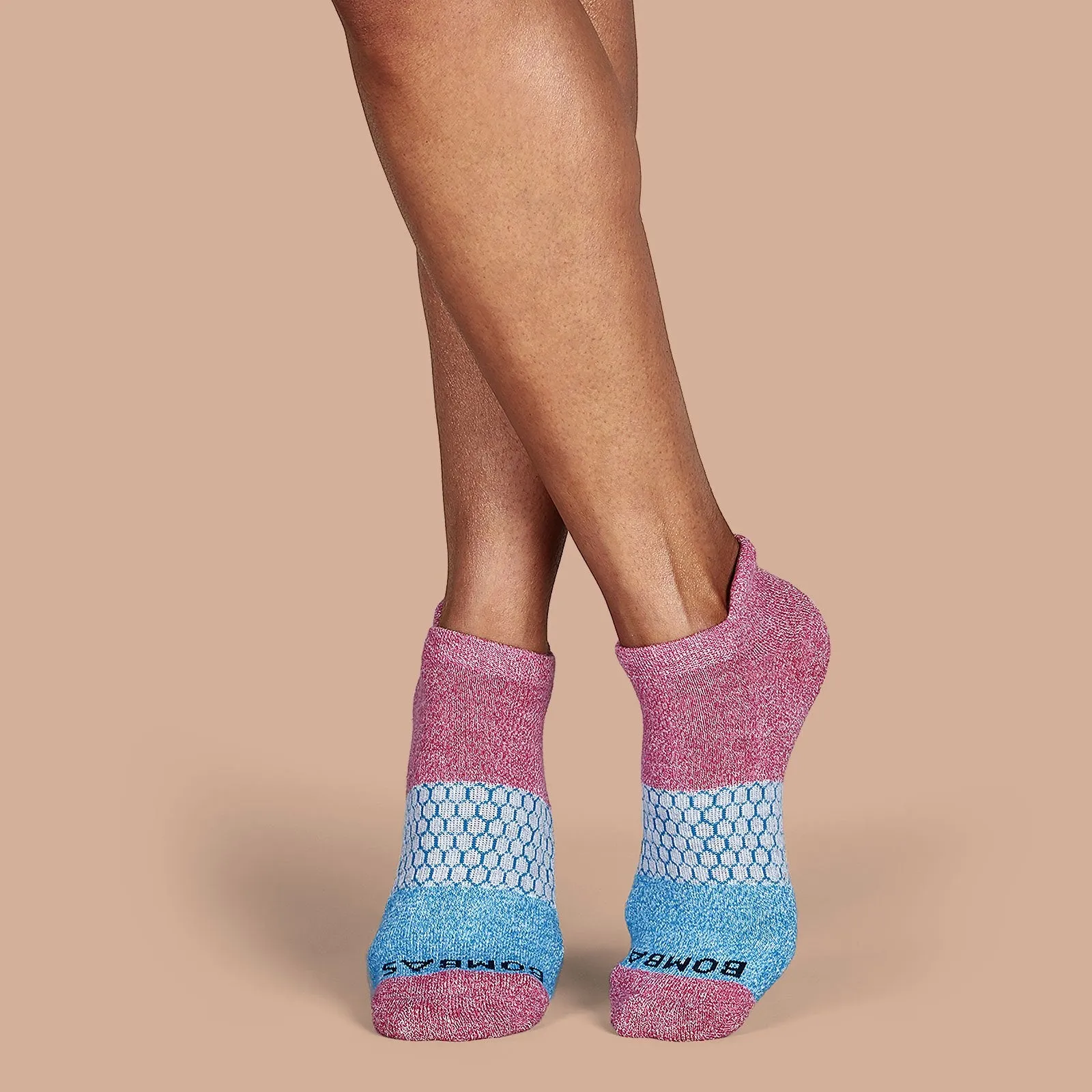 Women's Tri-Block Marl Ankle Sock 6-Pack